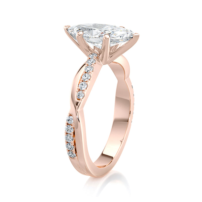 Evangeline Lab Grown Diamond Engagement Ring