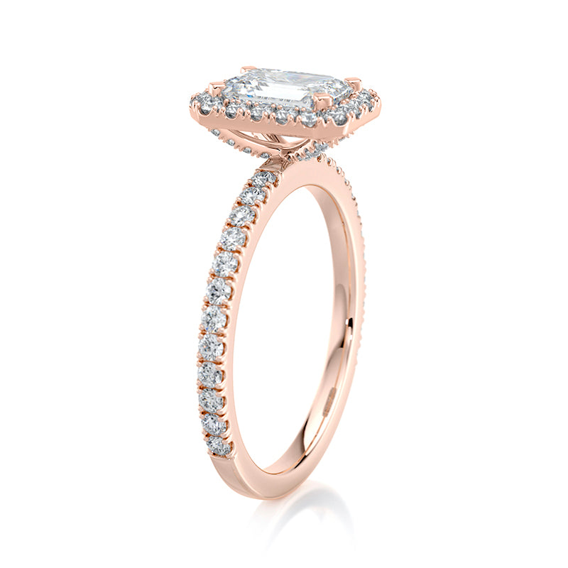 Anastasia Pavé Lab Grown Diamond Engagement Ring