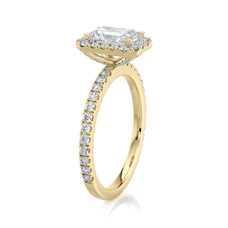 Anastasia Pavé Lab Grown Diamond Engagement Ring
