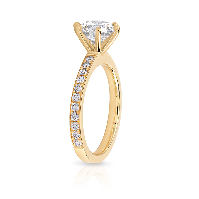 Valerie Pave Lab Grown Diamond Engagement Ring