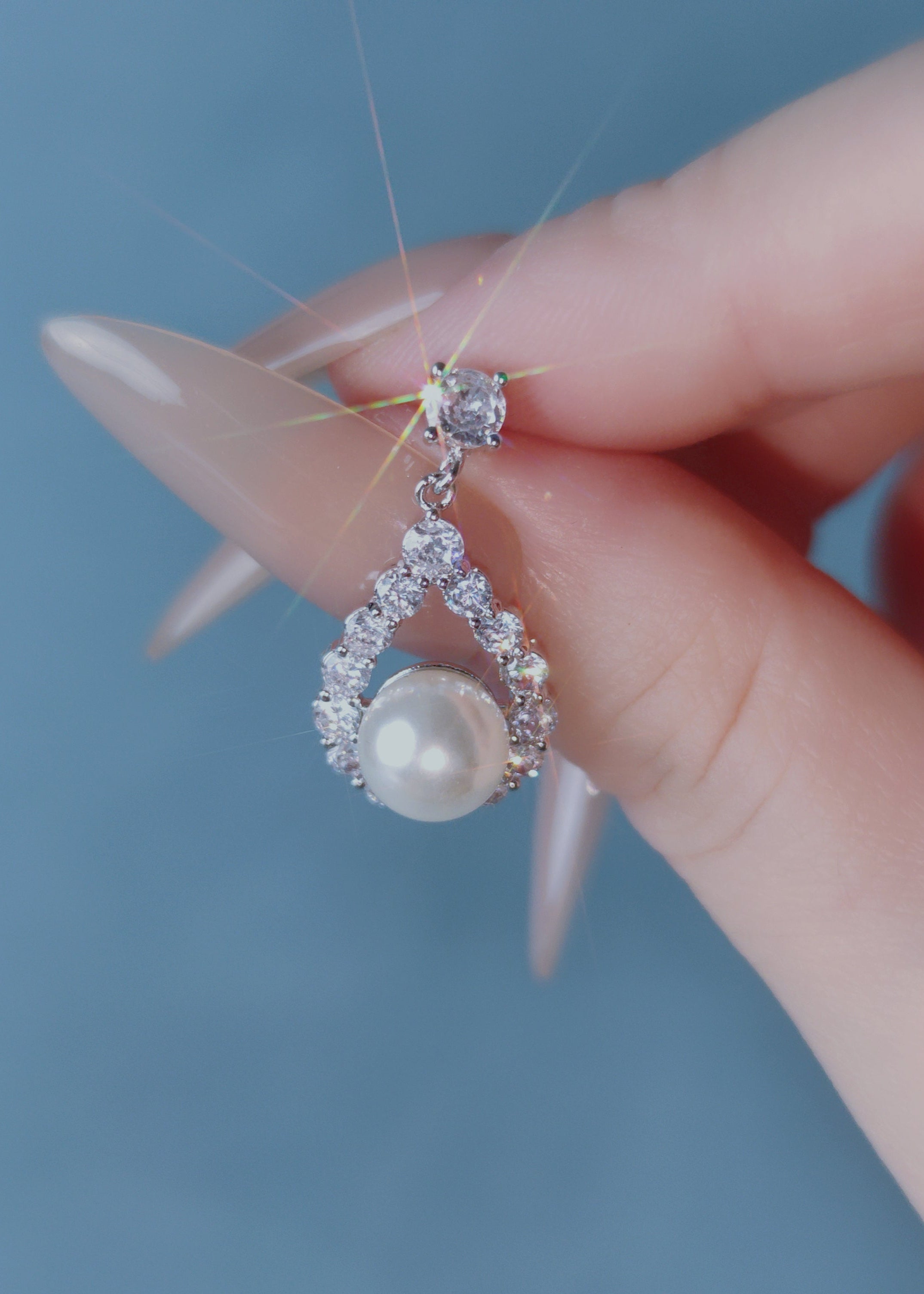 Teardrop Pearl Set