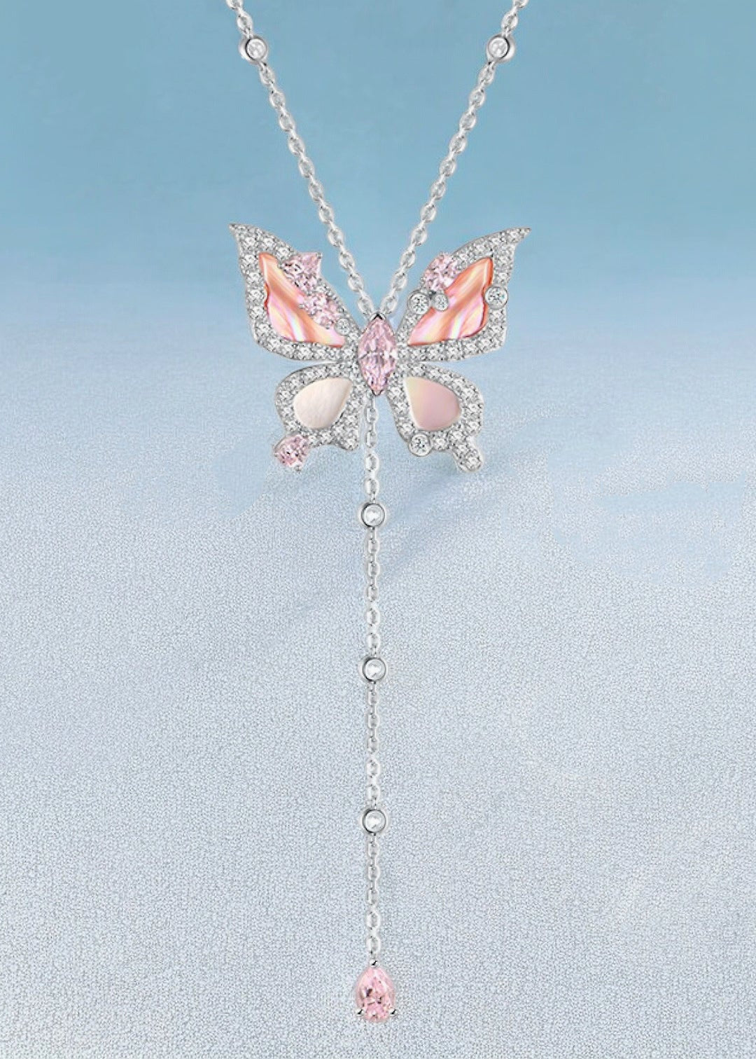 Papillon Drop Necklace