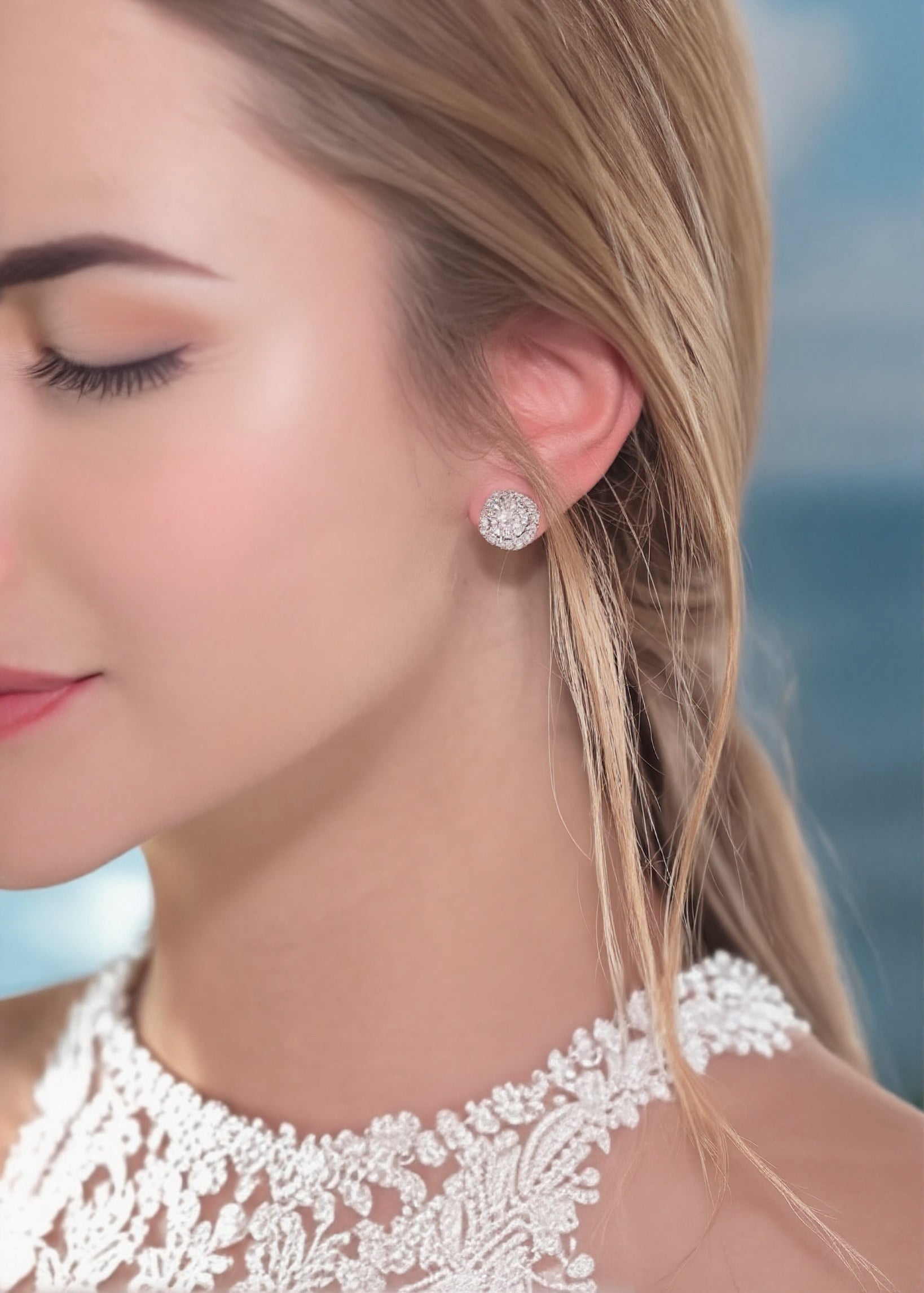 Aurora Cushion Studs