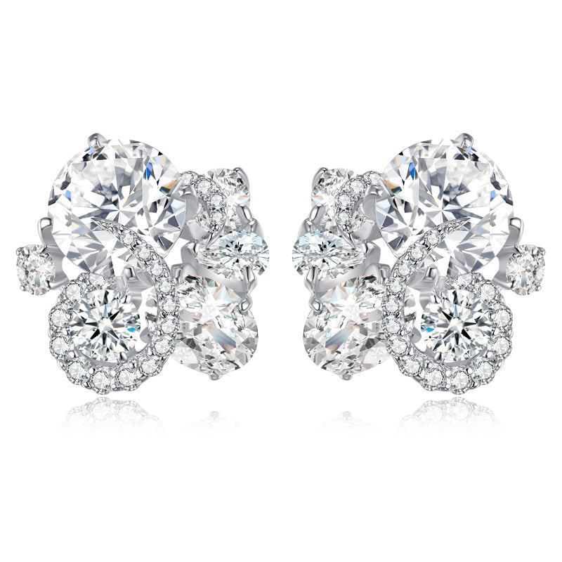 Celeste Bloom Spiral Studs