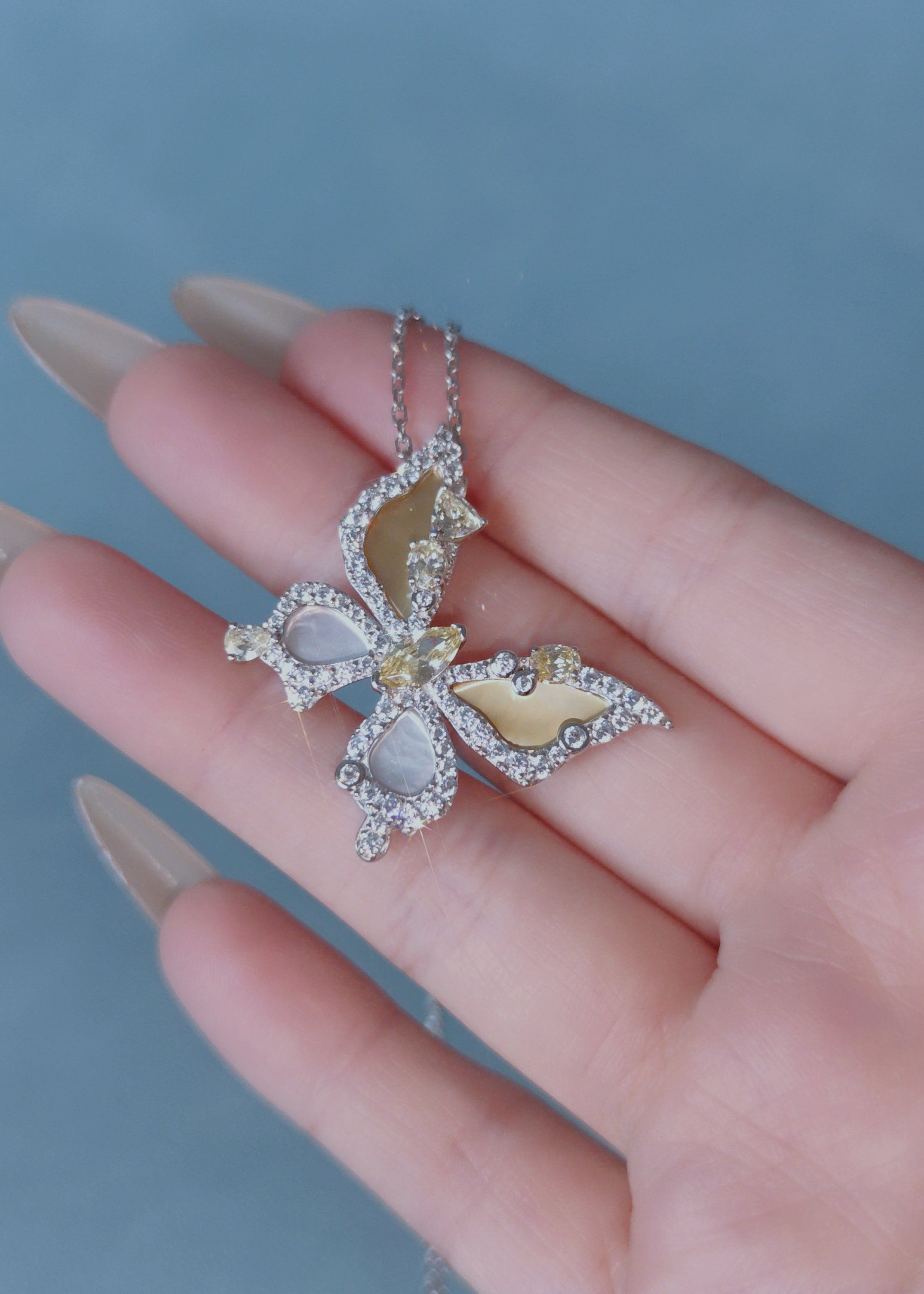 Papillon Tilt Necklace