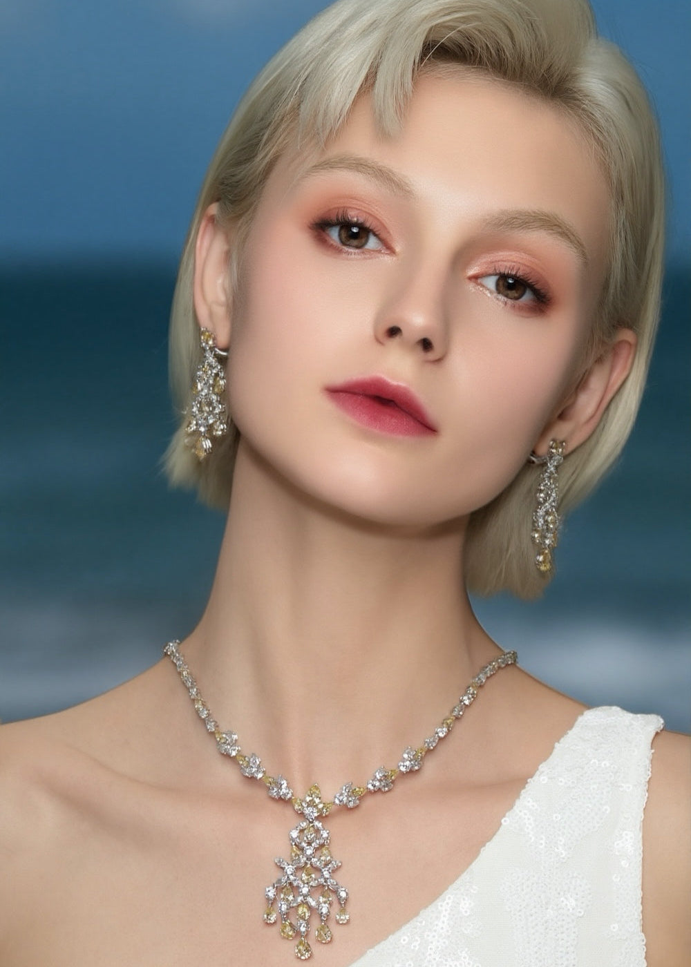 Solène Fringe Necklace