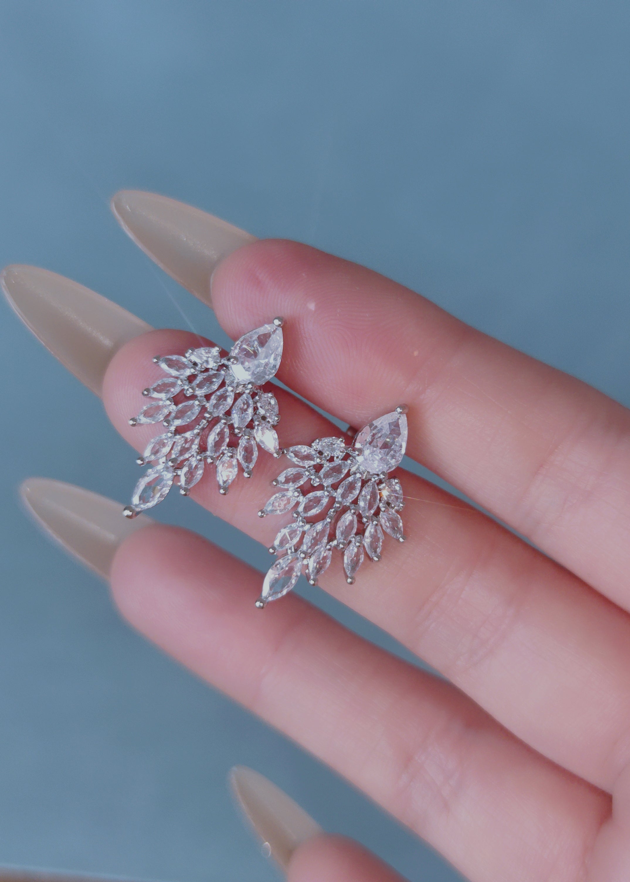 Marquise Cluster Studs