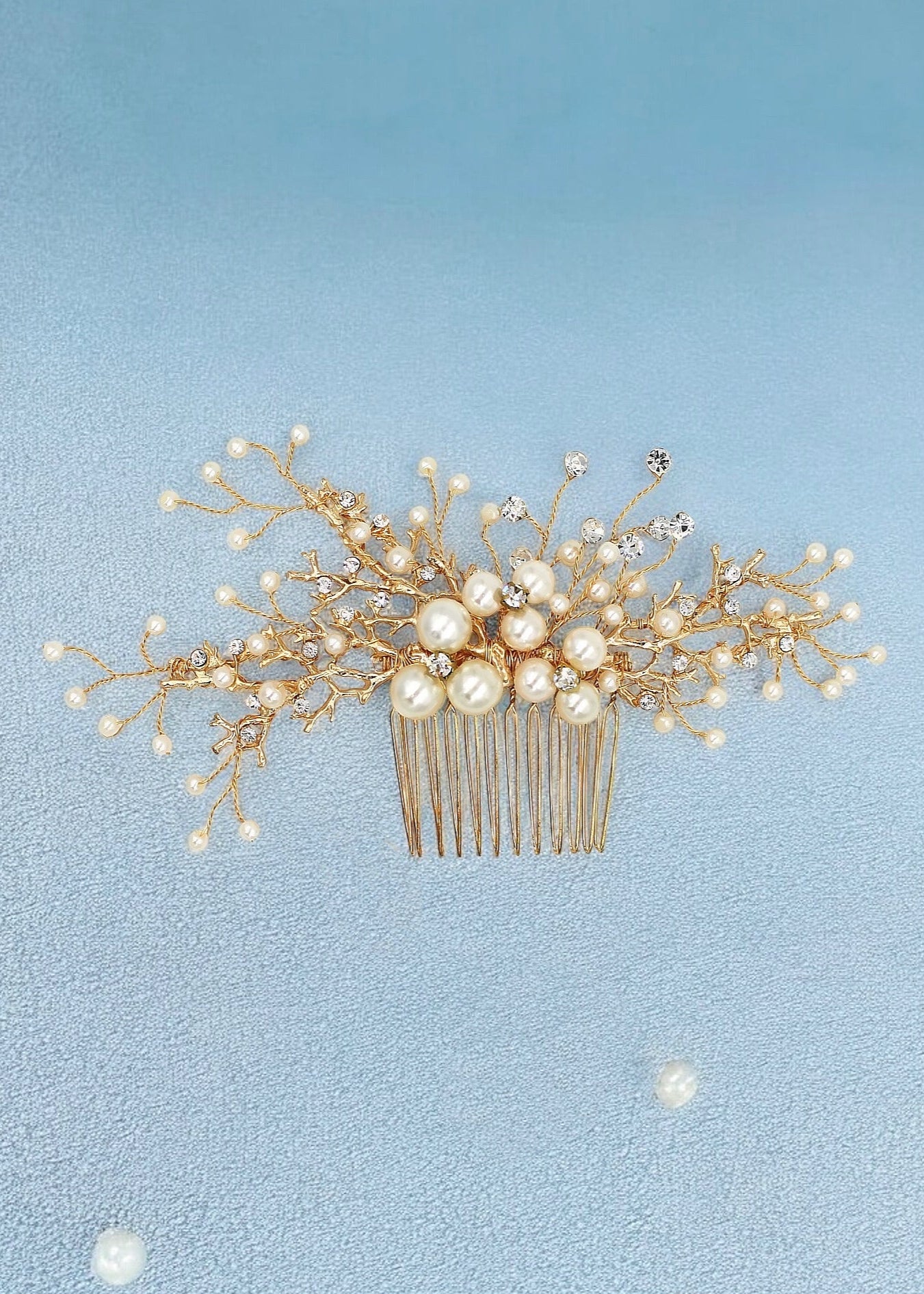 Gilded Flora Comb