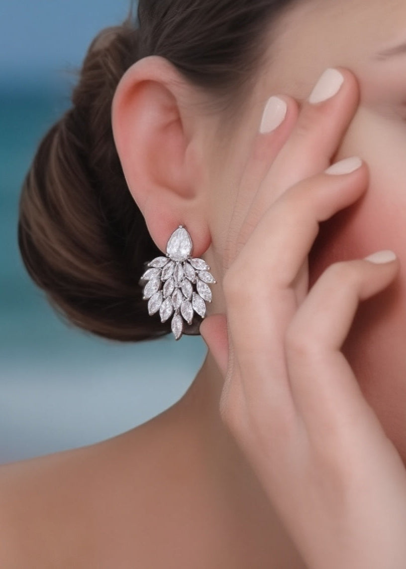 Marquise Cluster Studs