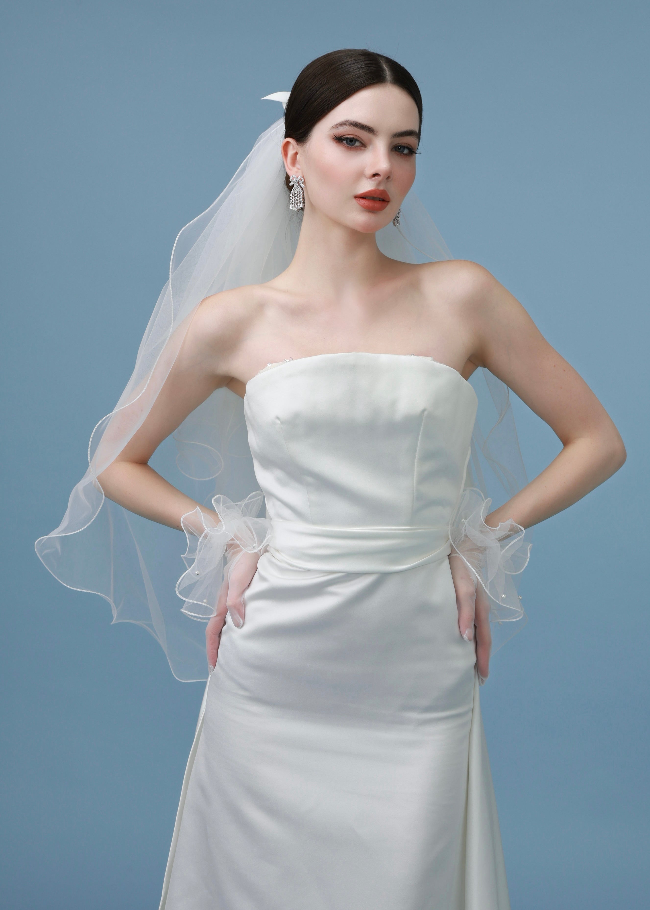 Marquise Bow Earrings