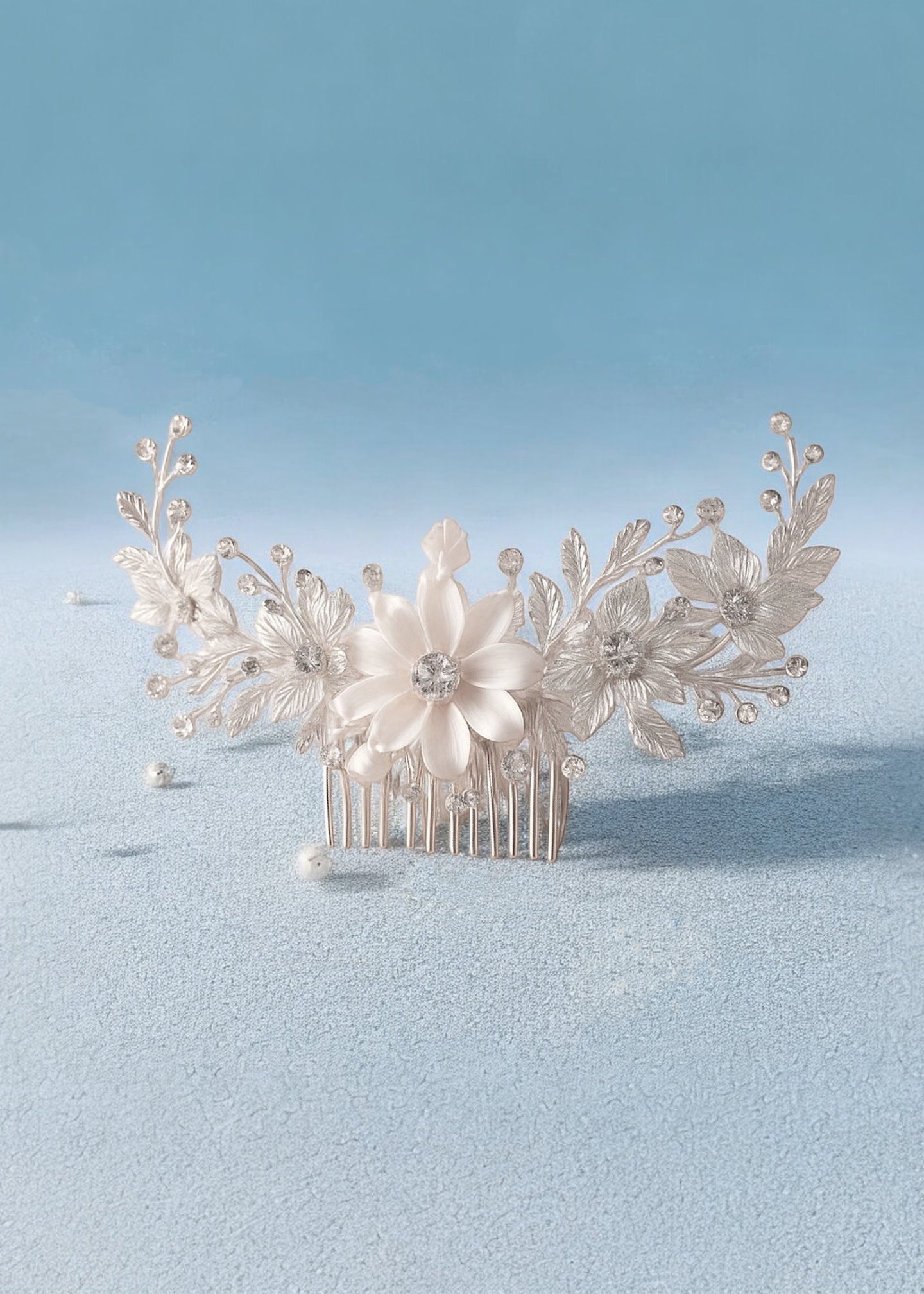 Ivory Bloom Comb