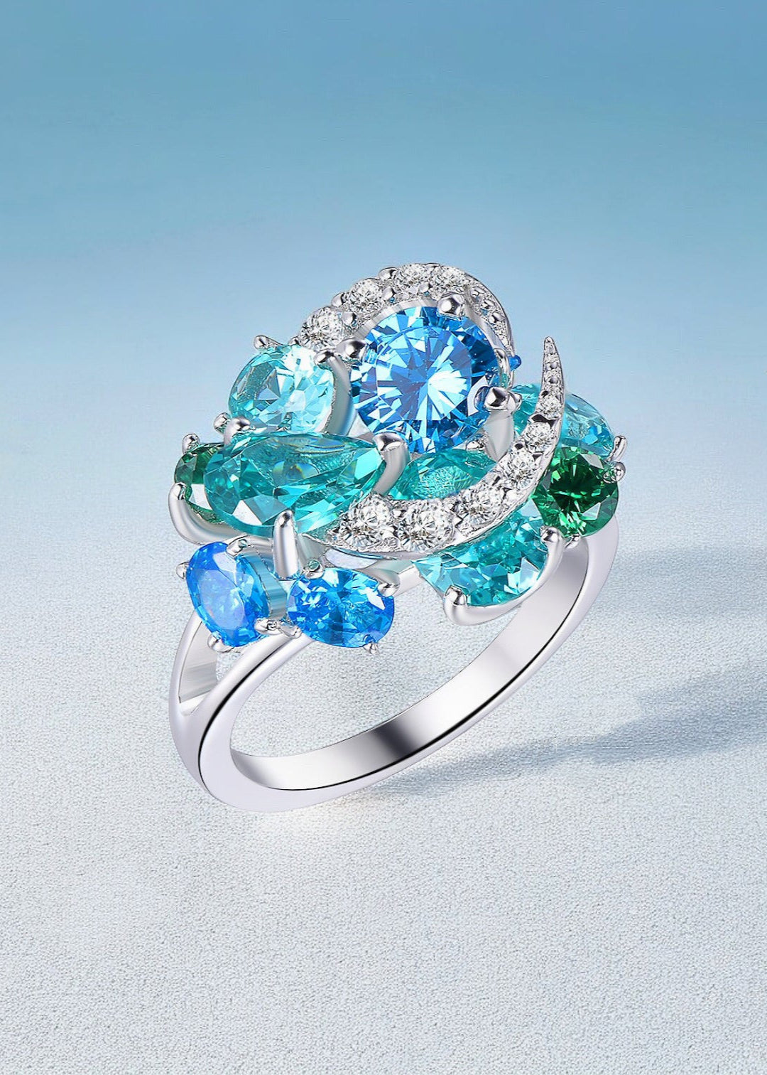 Celeste Bloom Petite Ring