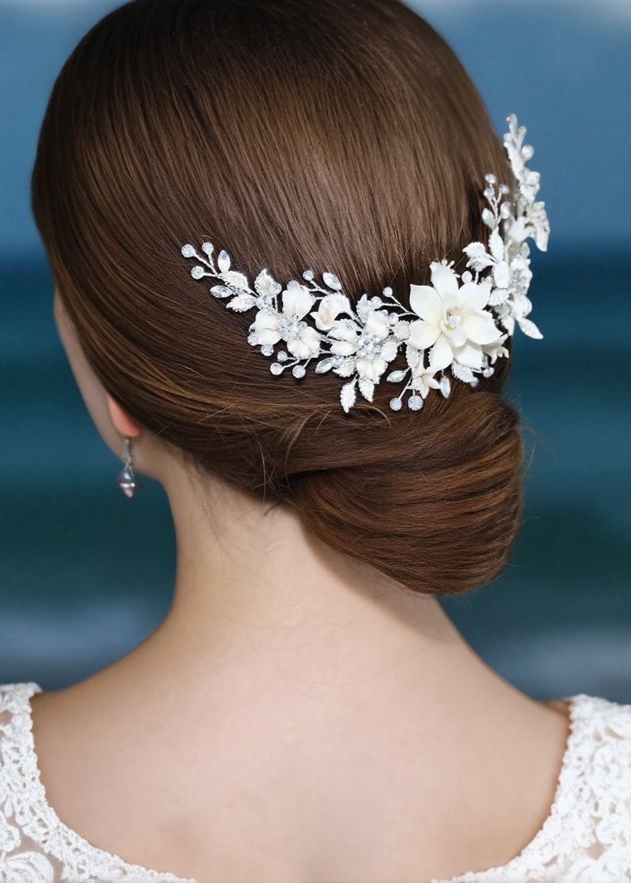Ivory Bloom Comb