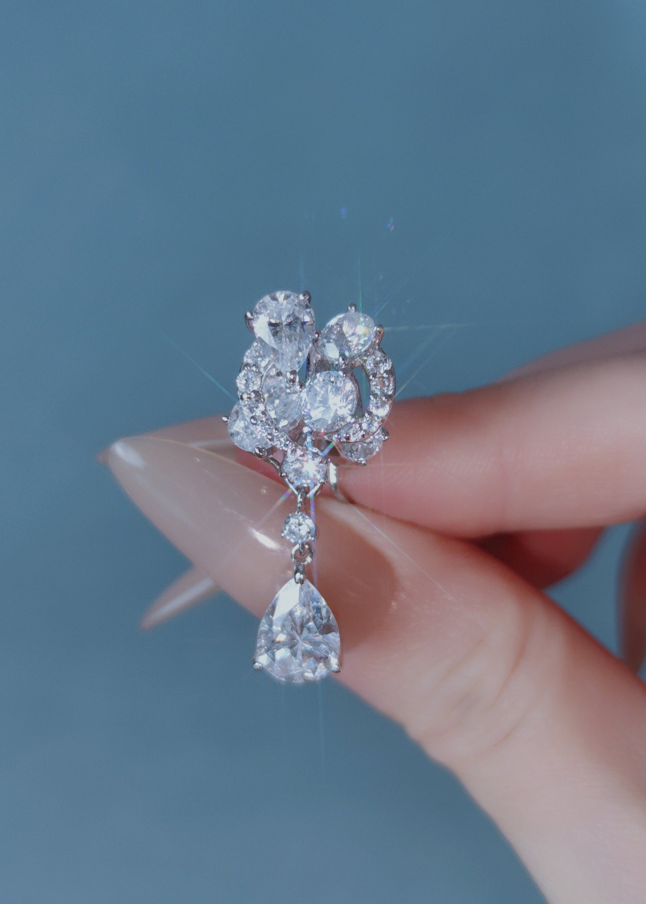 Celeste Bloom Teardrop Earrings