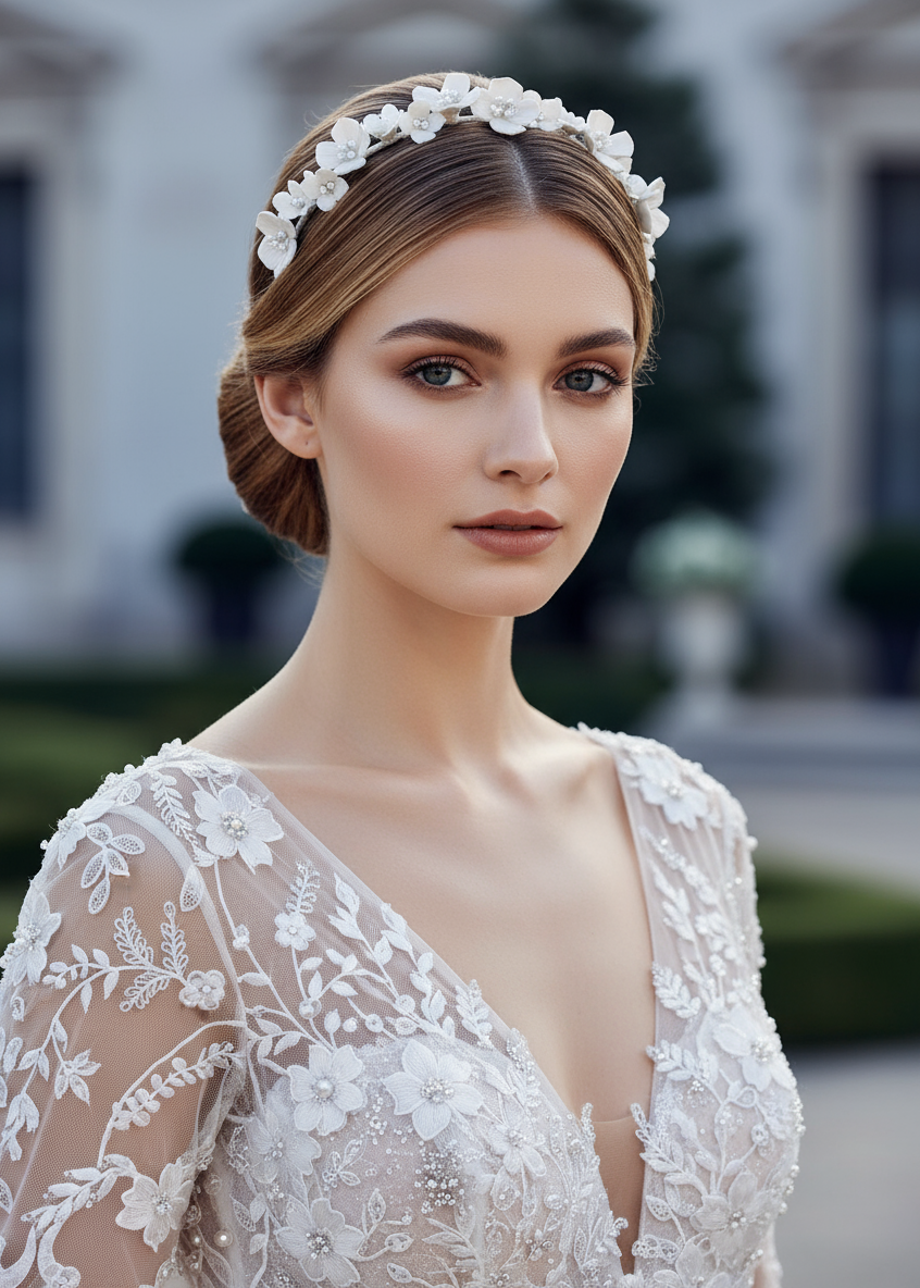 Porcelain Bloom Headband