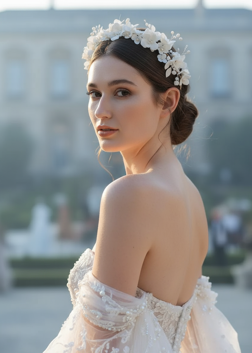 Porcelain Bloom Headband