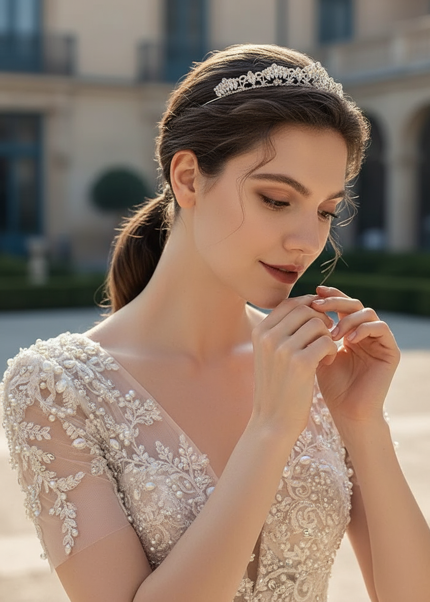 Marquise Bloom Tiara