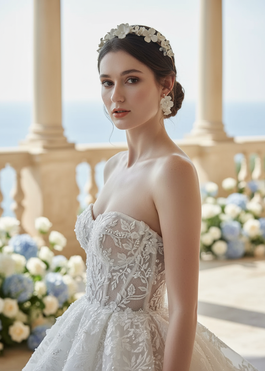 Porcelain Bloom Headband