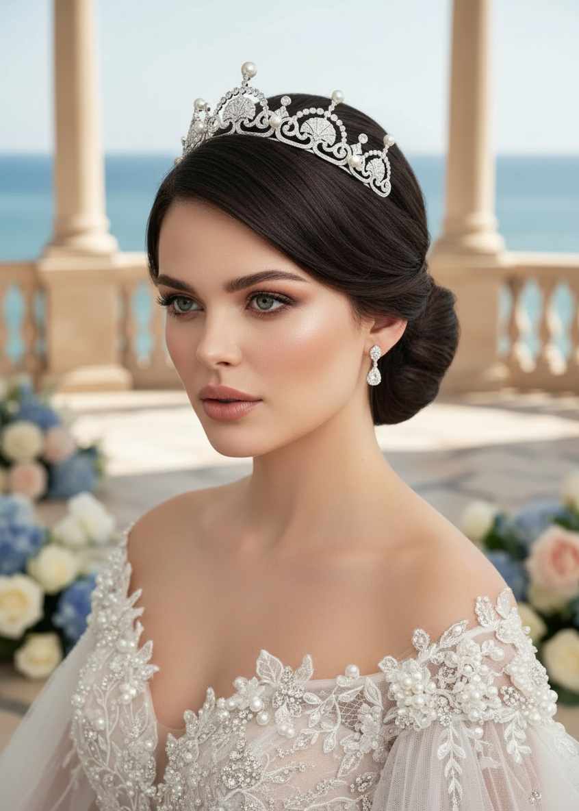 Marina Pearl Tiara