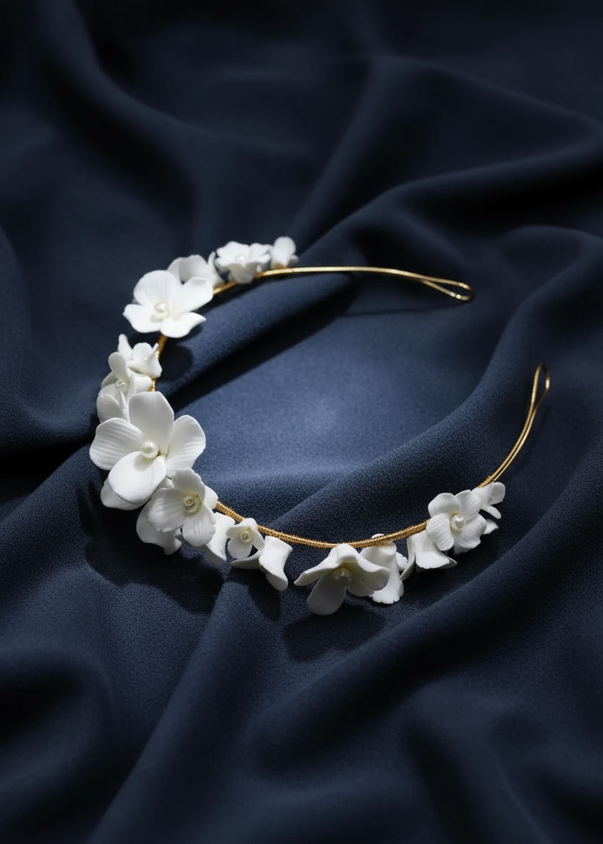 Ivory Bloom Circlet