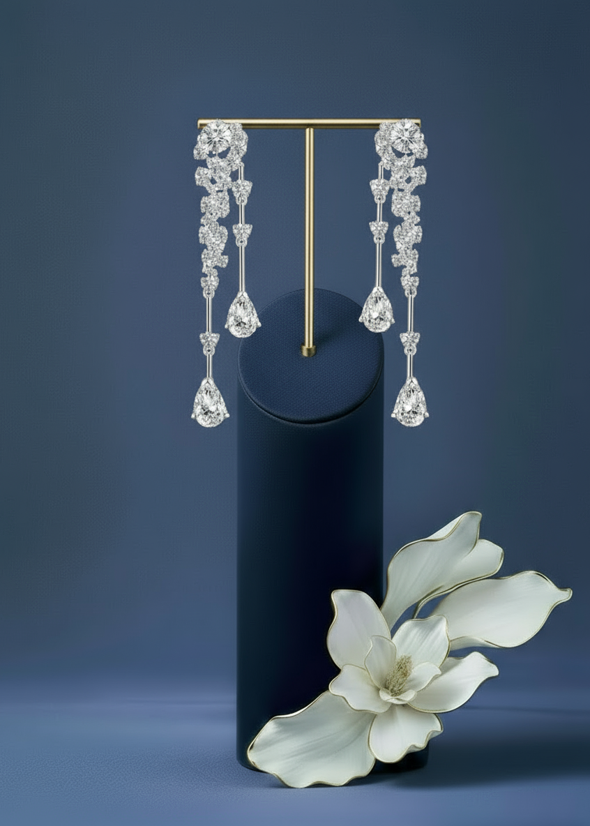 Fleurline Drop Earrings