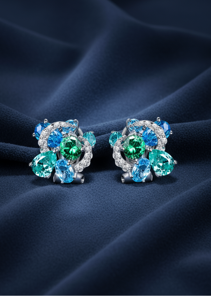 Celeste Bloom Petite Studs