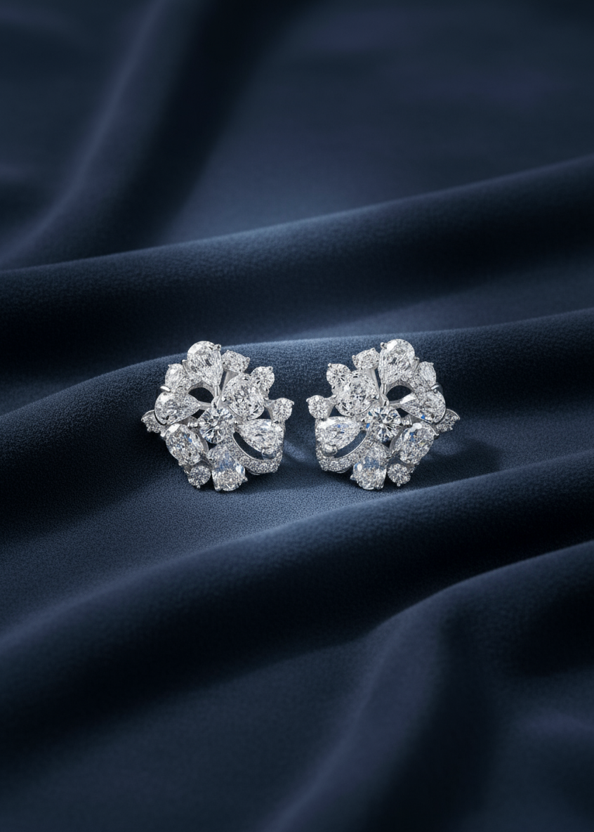 Celeste Bloom Custer Studs