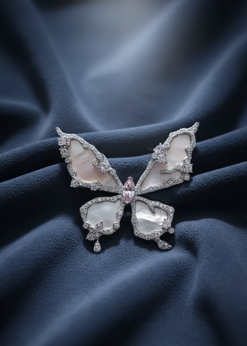 Lune Wing Brooch