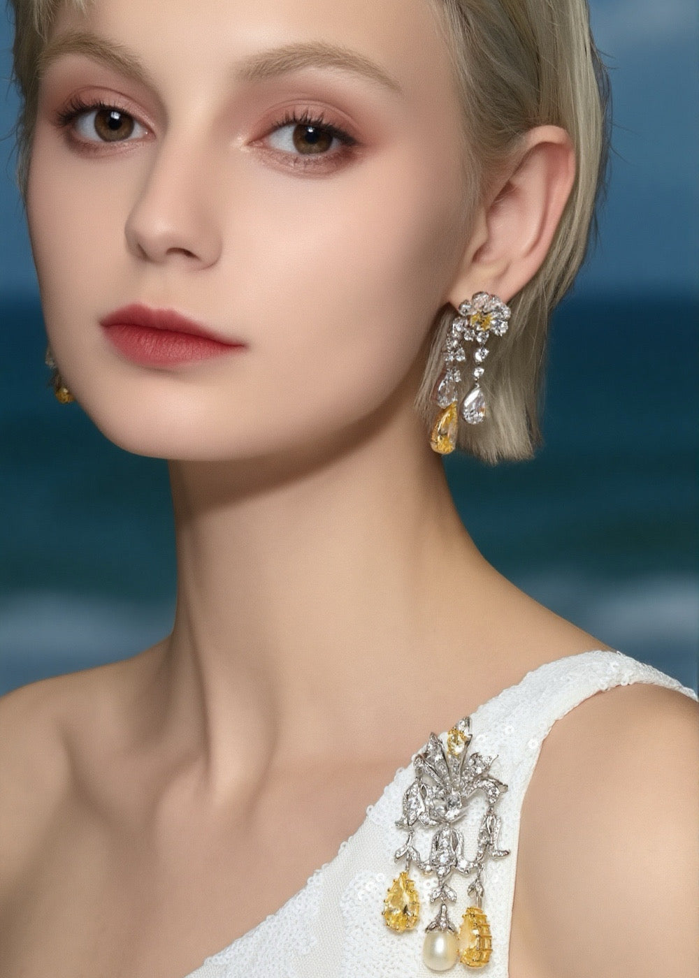 Soleil Drop Earrings