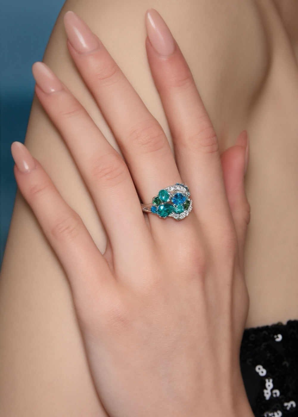 Celeste Bloom Petite Ring