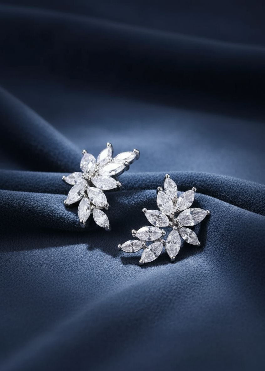 Frosted Laurel Studs