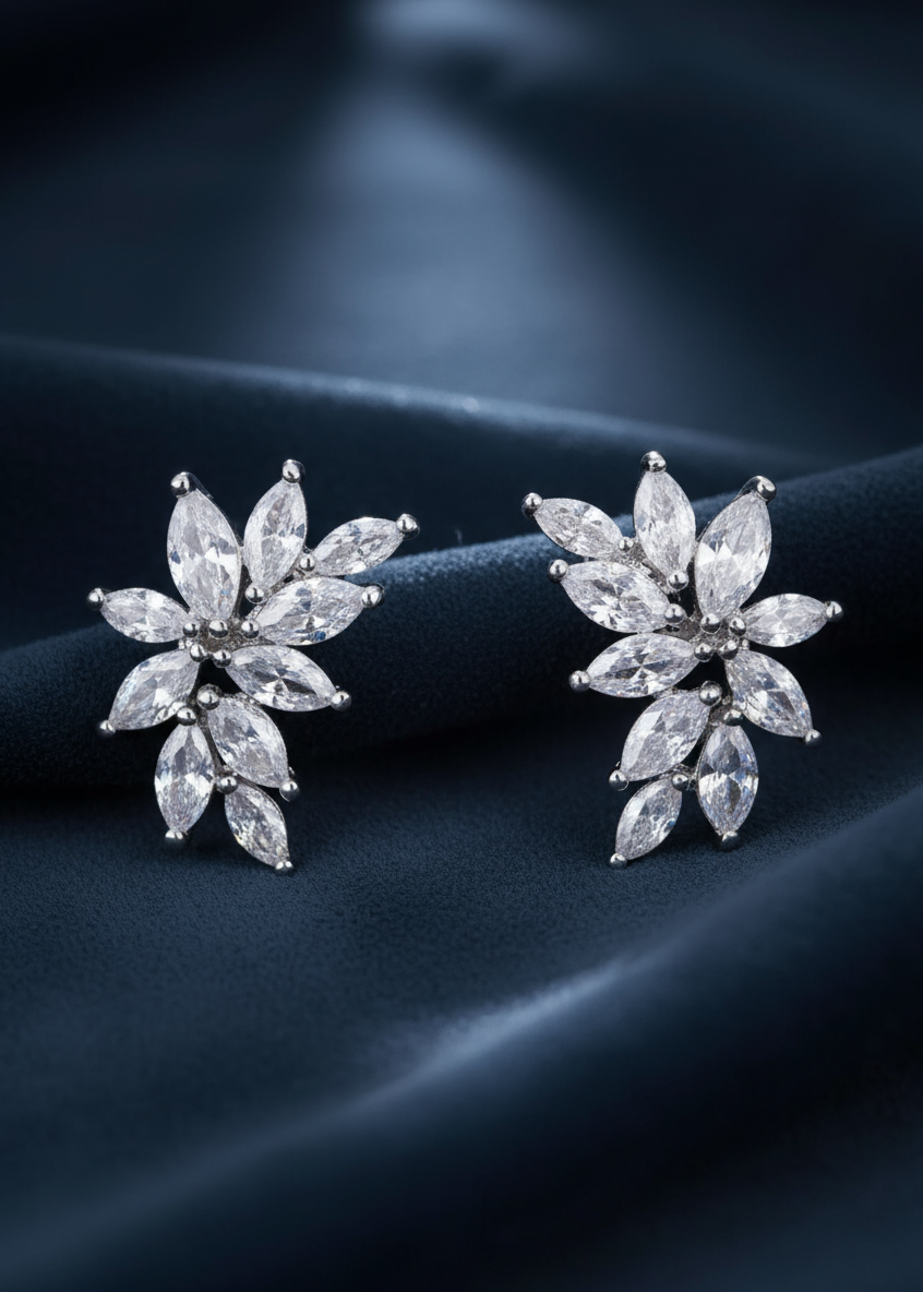 Frosted Laurel Studs