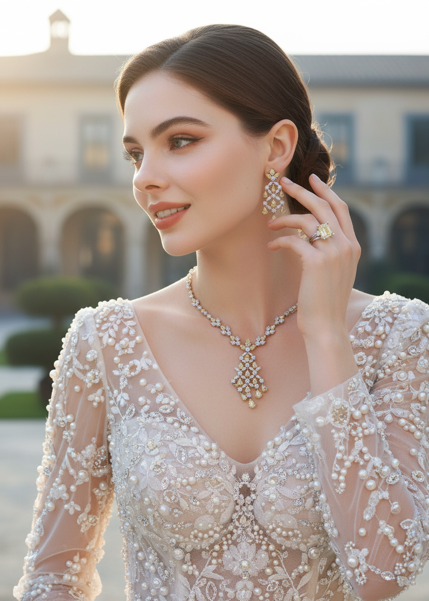 Solène Fringe Necklace