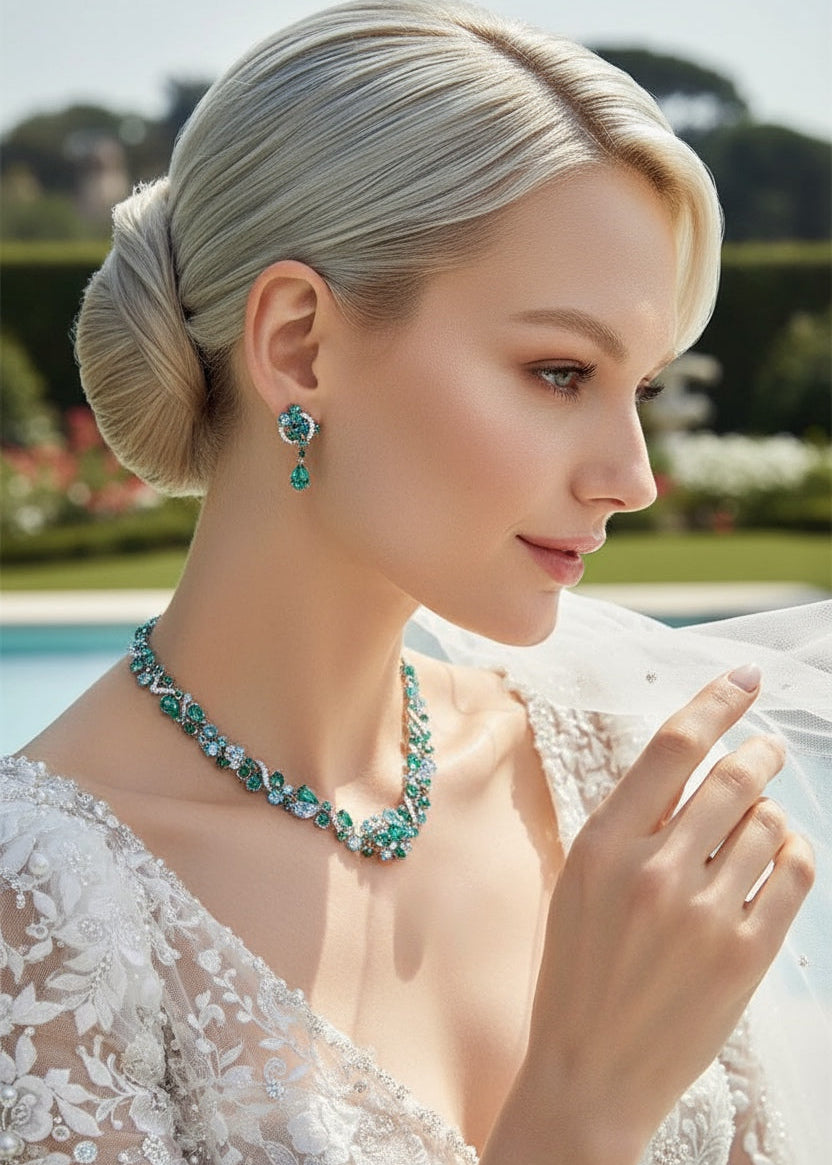 Celeste Bloom Teardrop Earrings