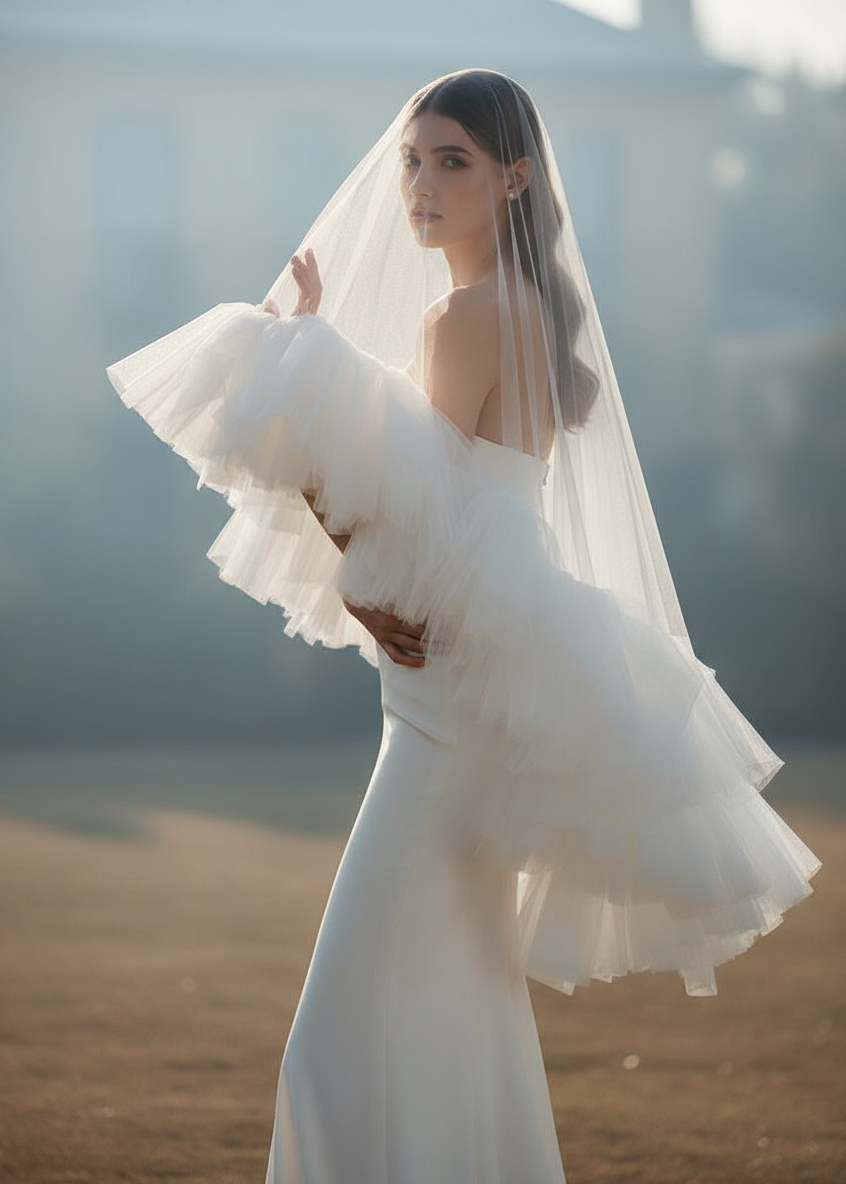 Ballet Ruffle Veil