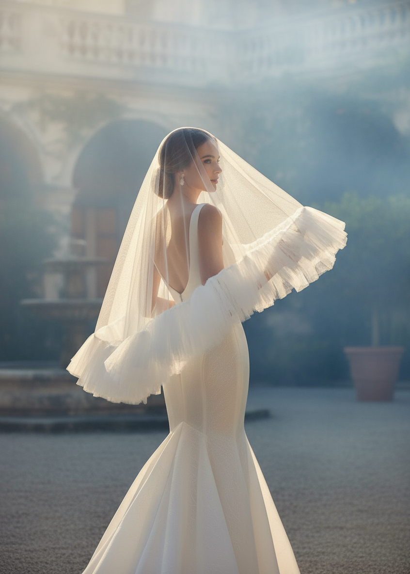 Ballet Ruffle Veil