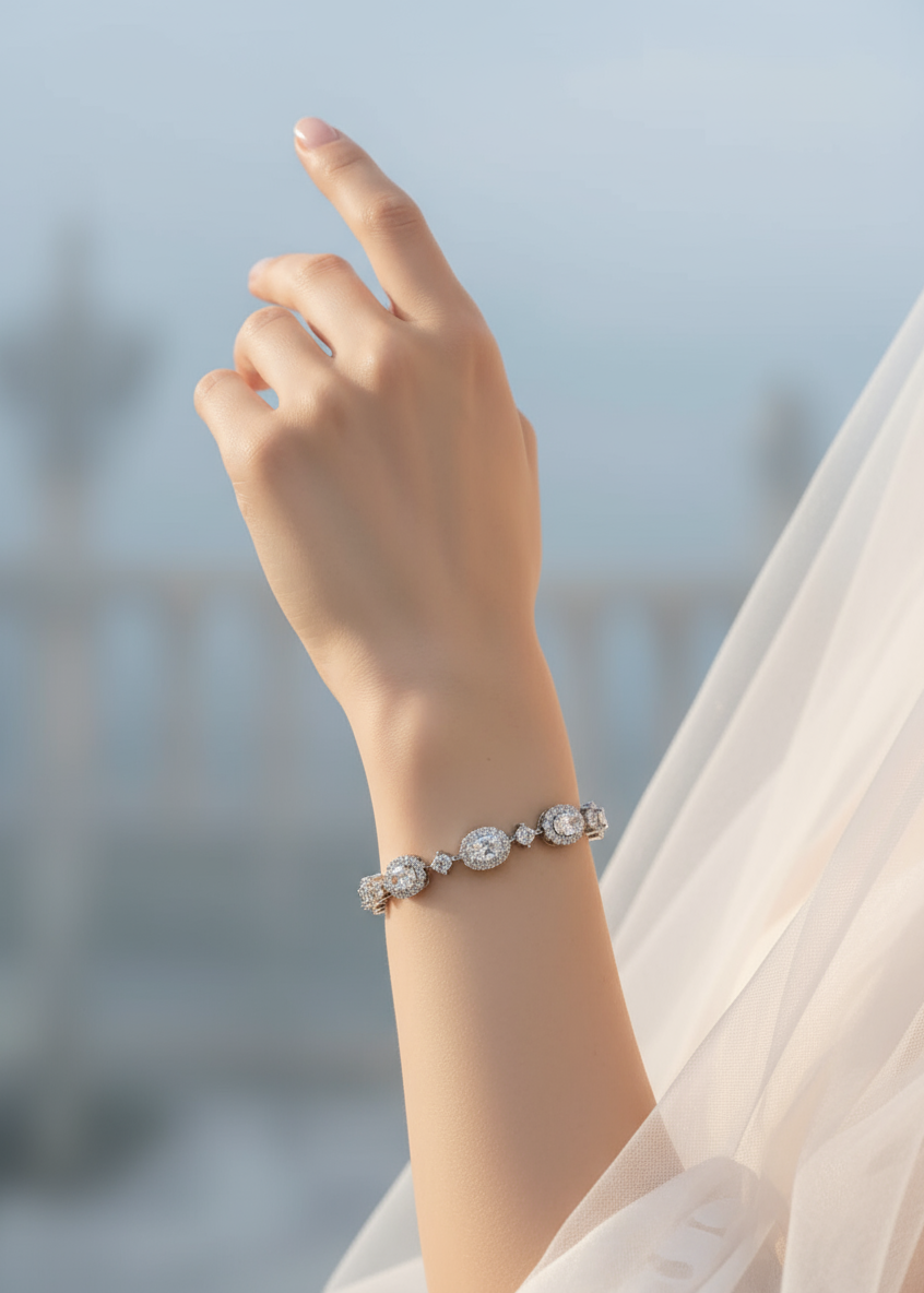 Lustre Oval Bracelet