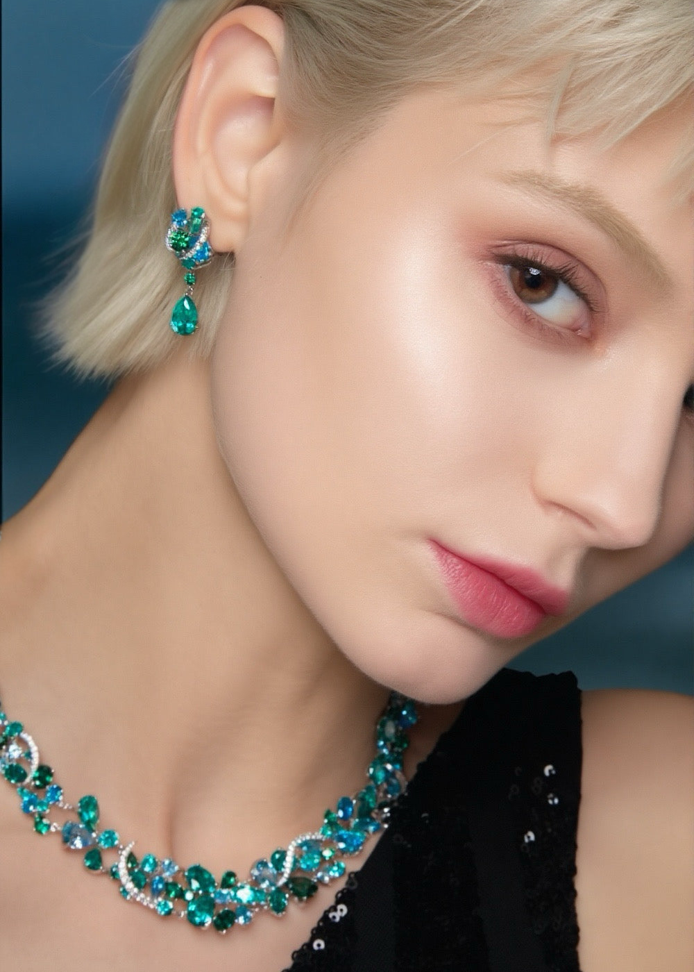 Celeste Bloom Teardrop Earrings