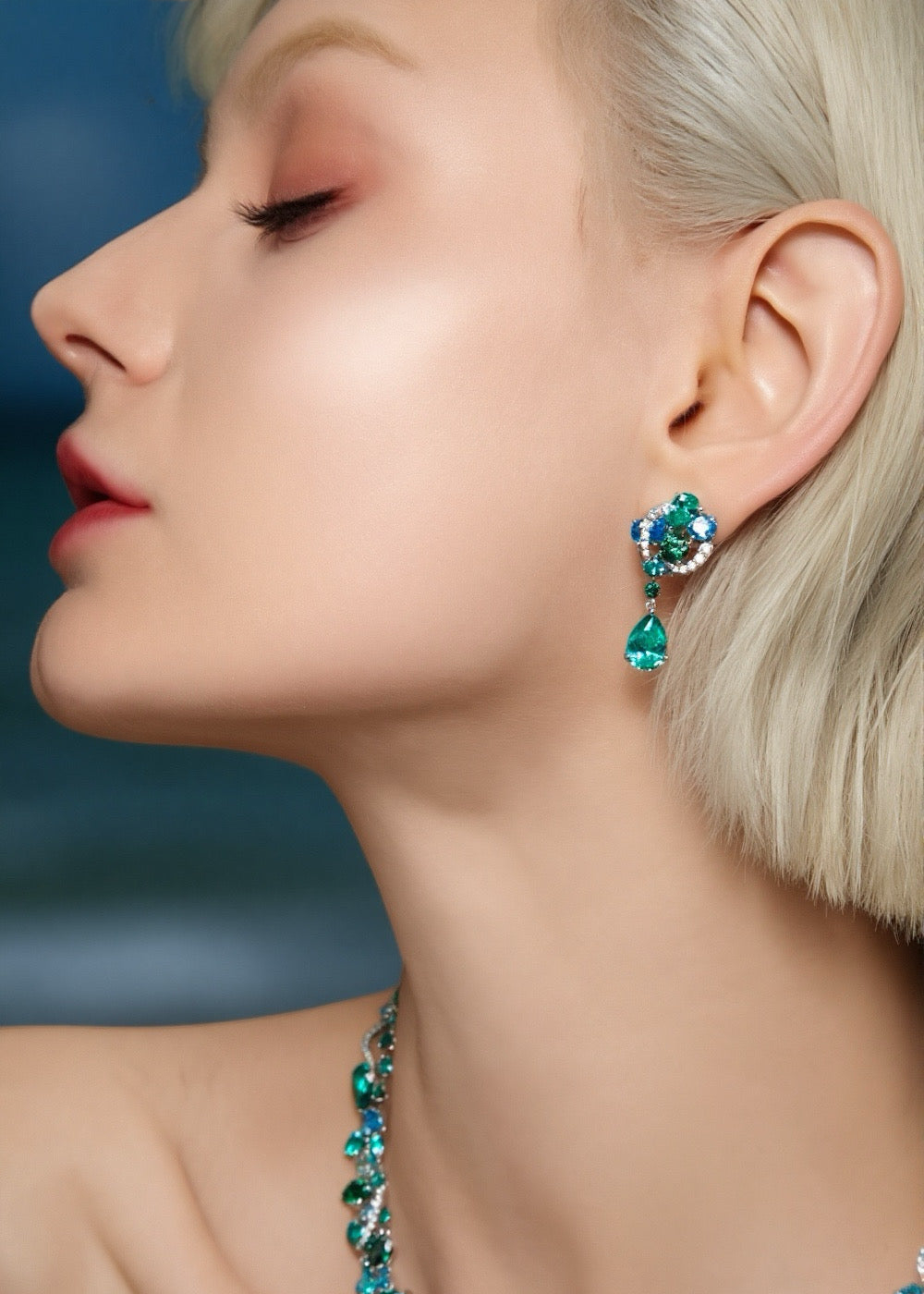 Celeste Bloom Teardrop Earrings