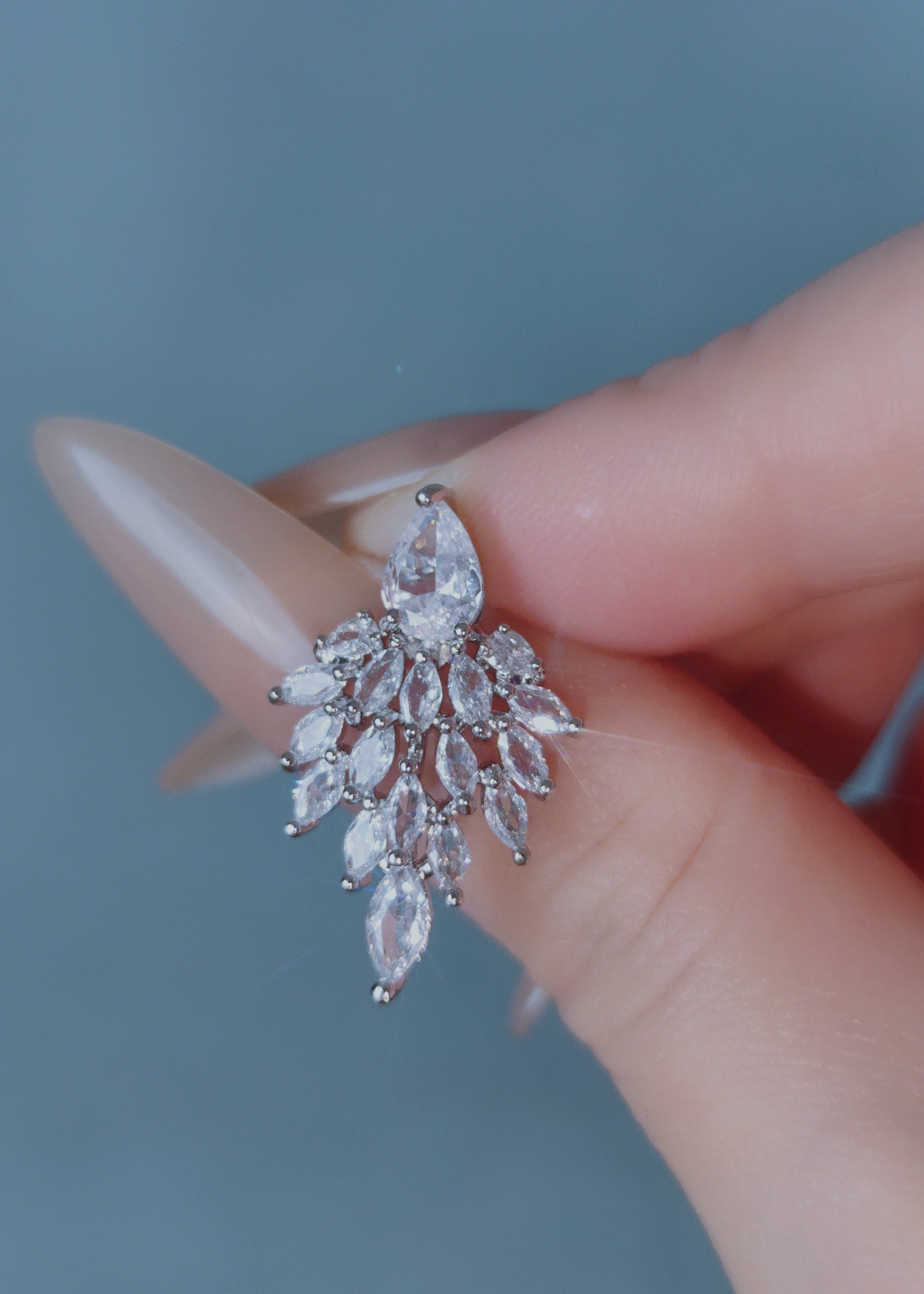 Marquise Cluster Studs