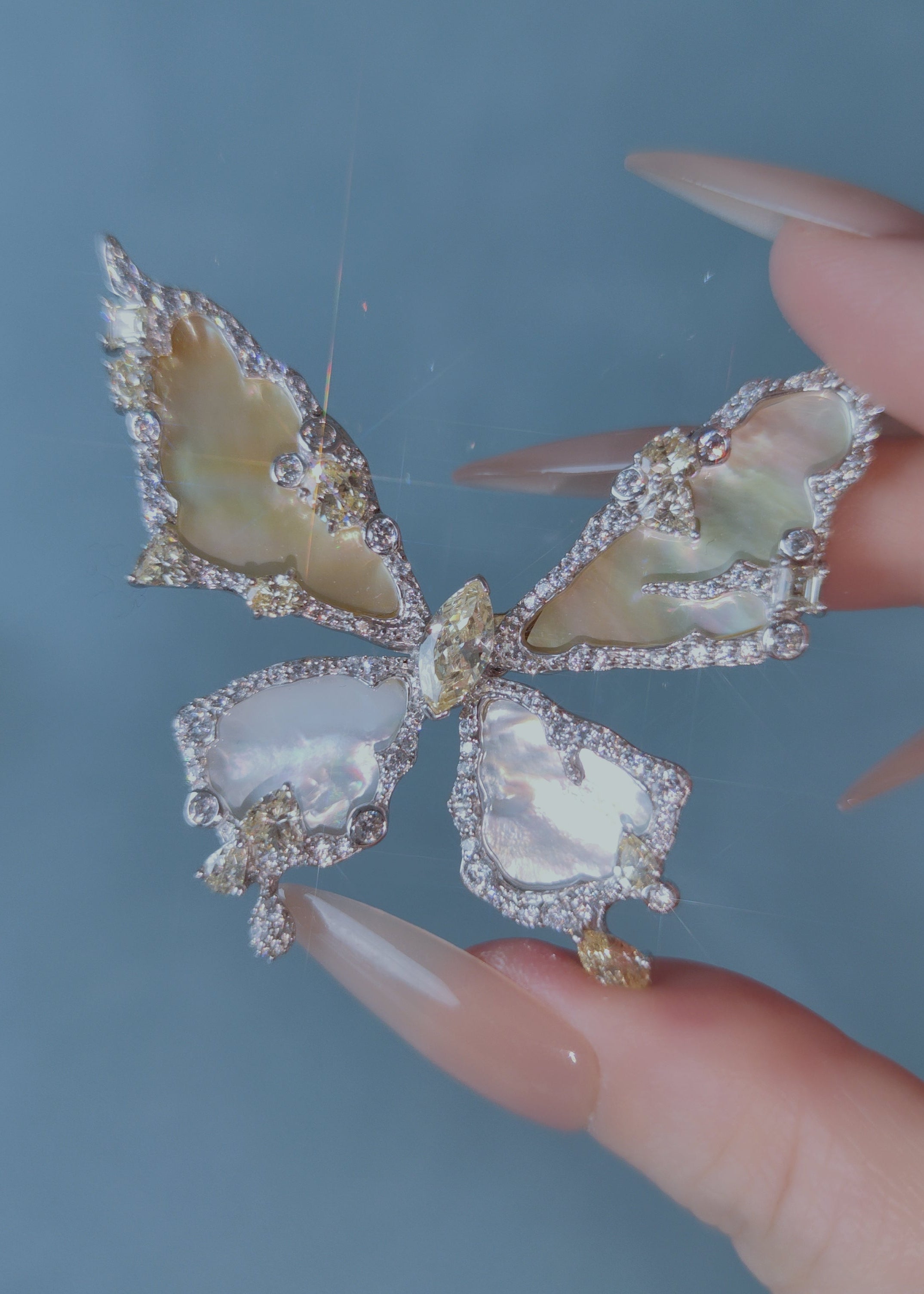 Lune Wing Brooch