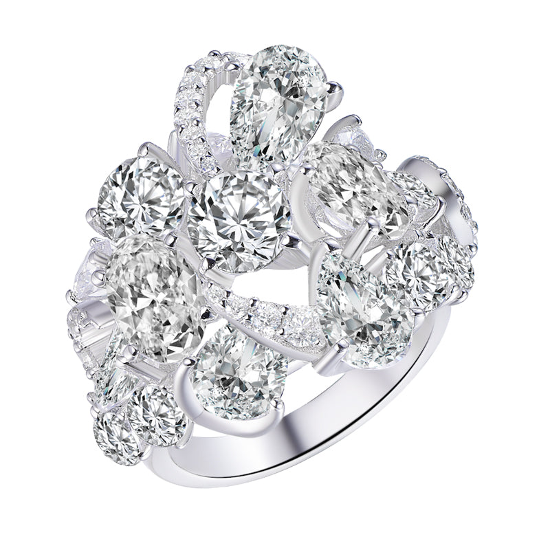 Celeste Bloom Cluster Ring