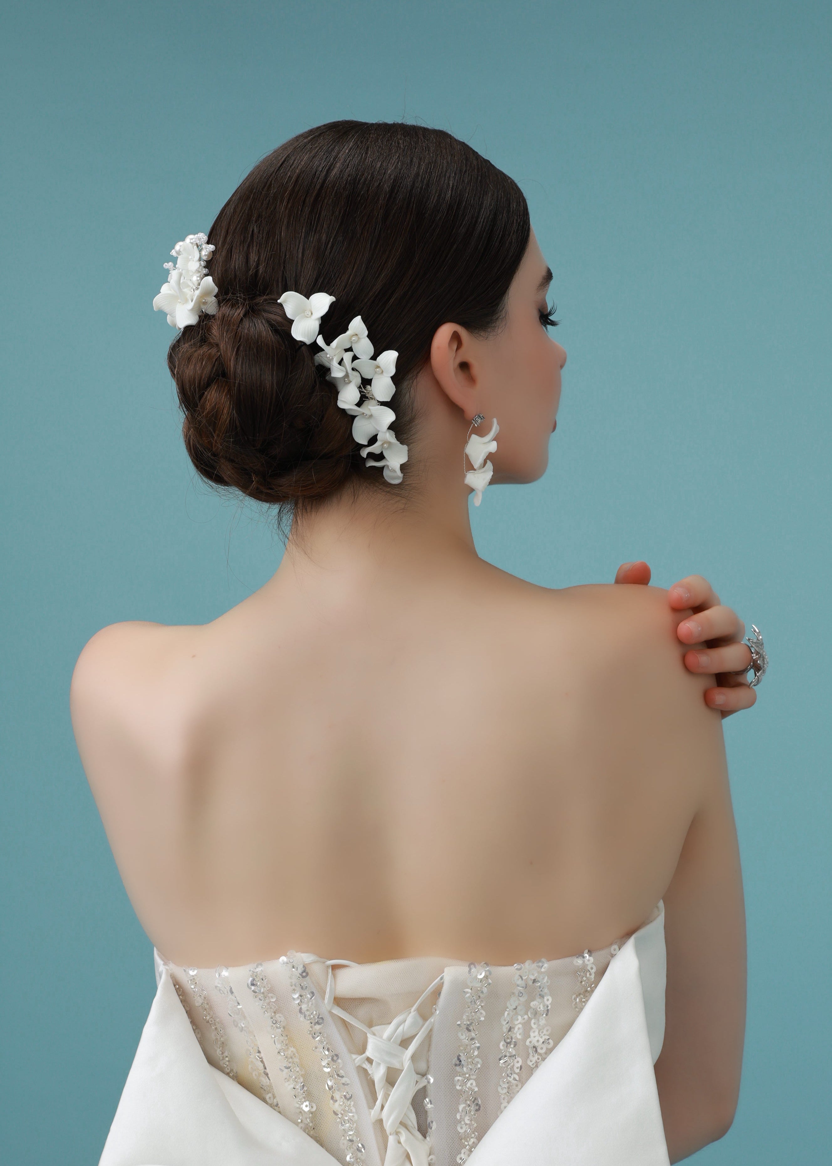 Ivory Petal Pins