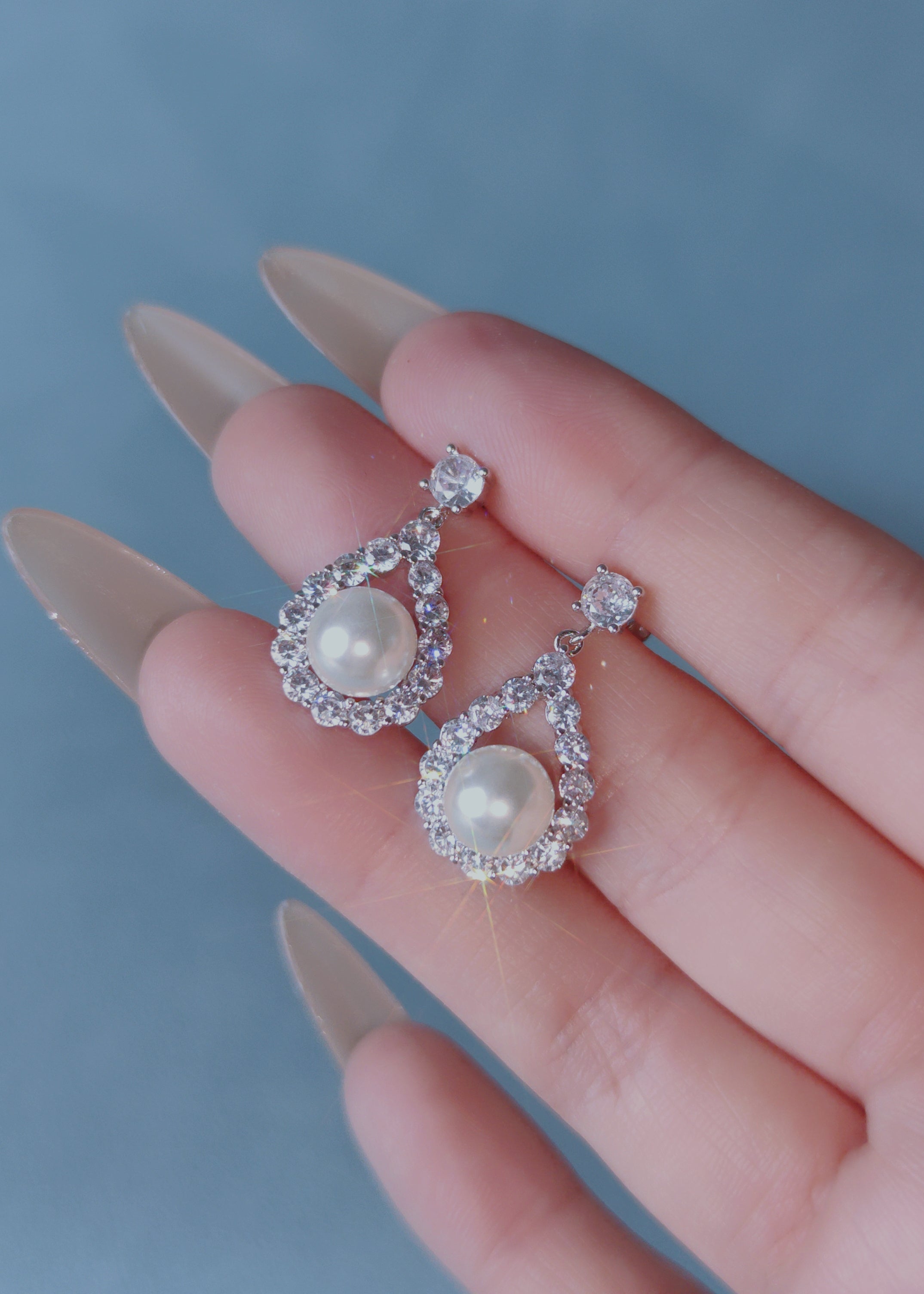 Teardrop Pearl Set