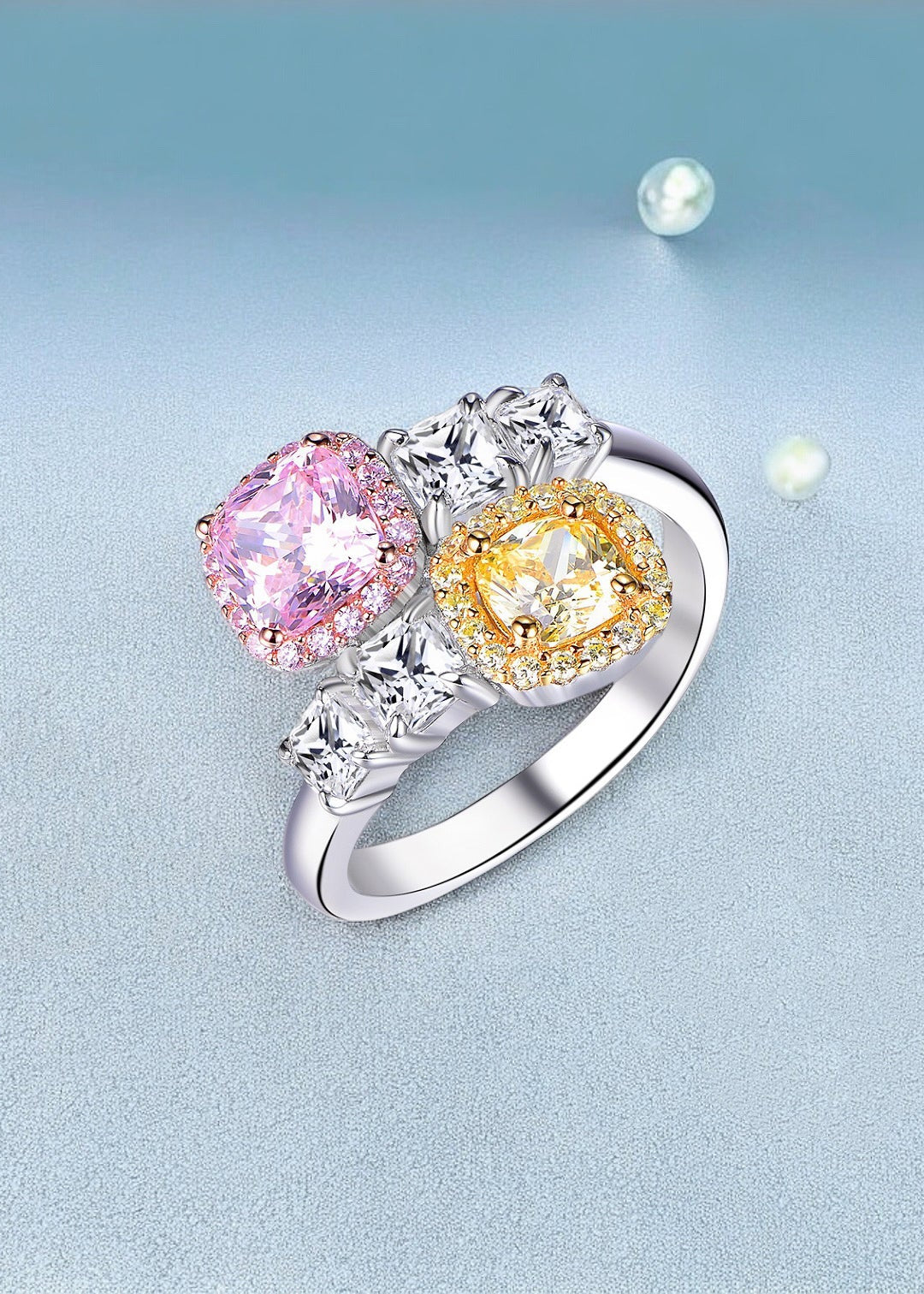 Toi et Moi Duet Ring