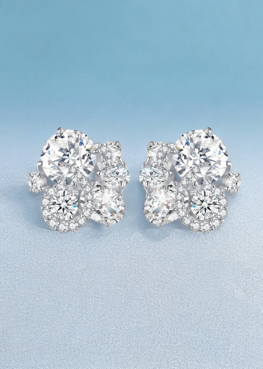 Celeste Bloom Spiral Studs