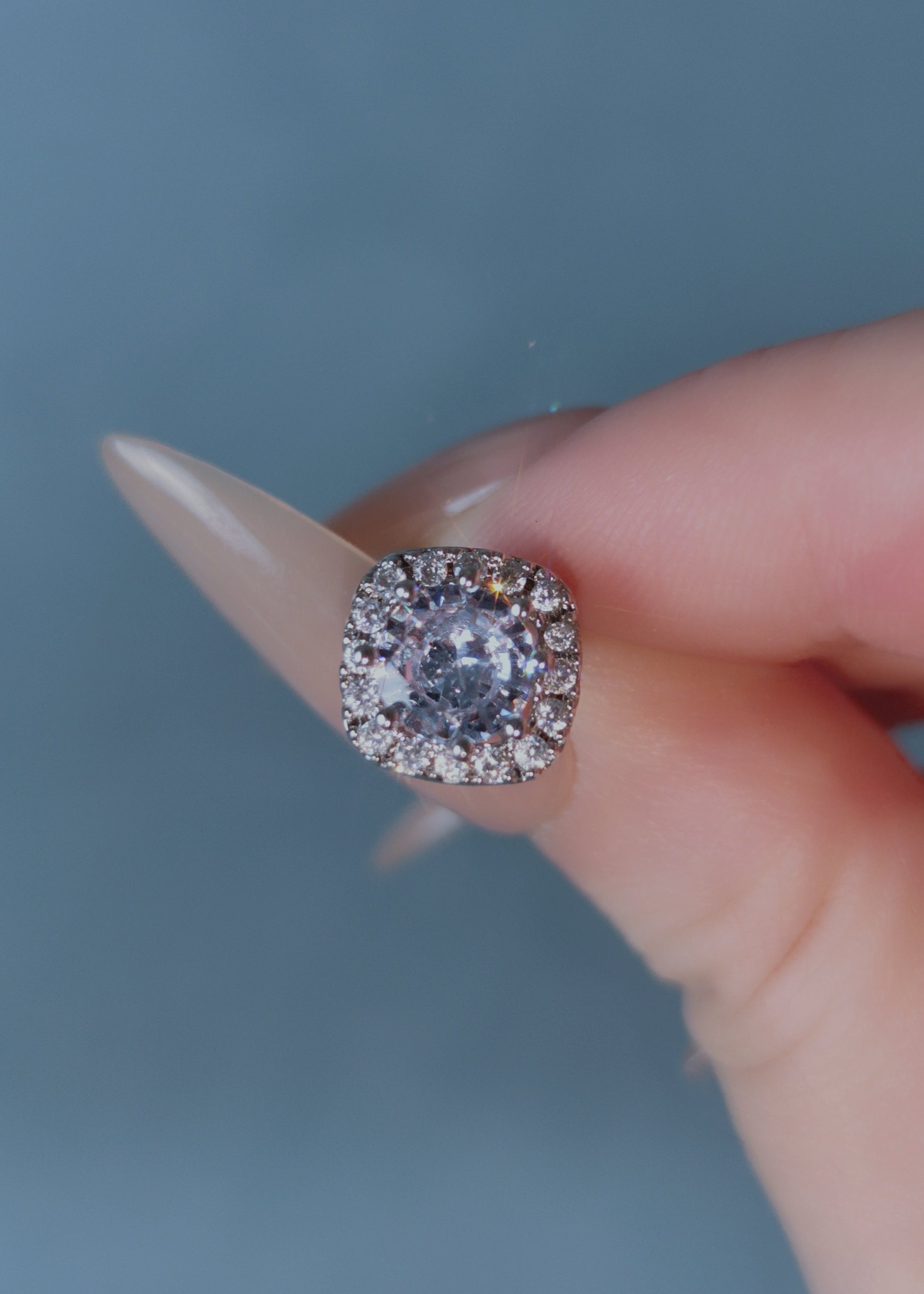 Aurora Cushion Studs