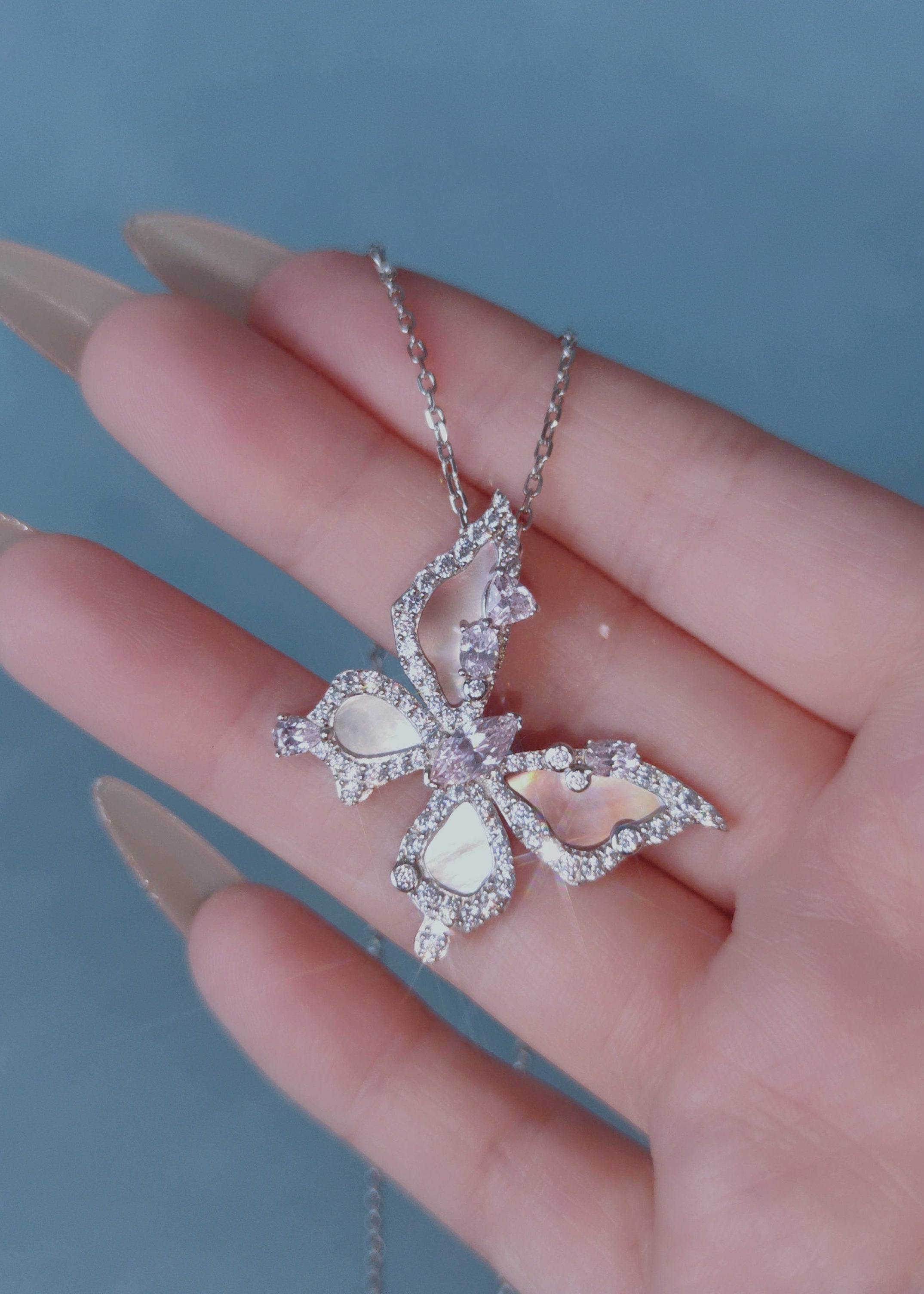 Papillon Tilt Necklace