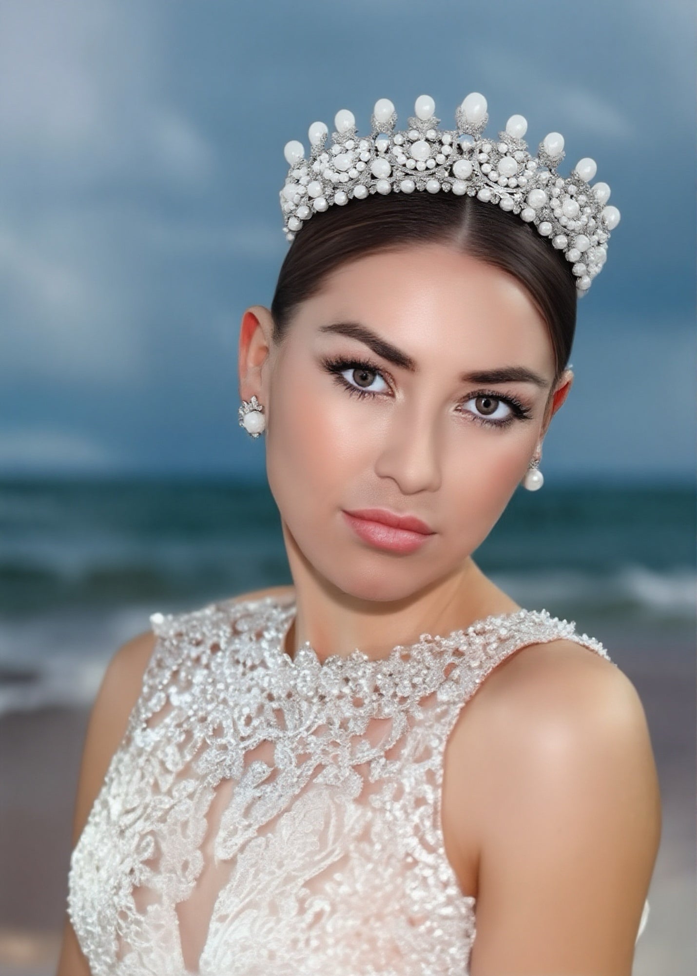 Amara Pearl Crown