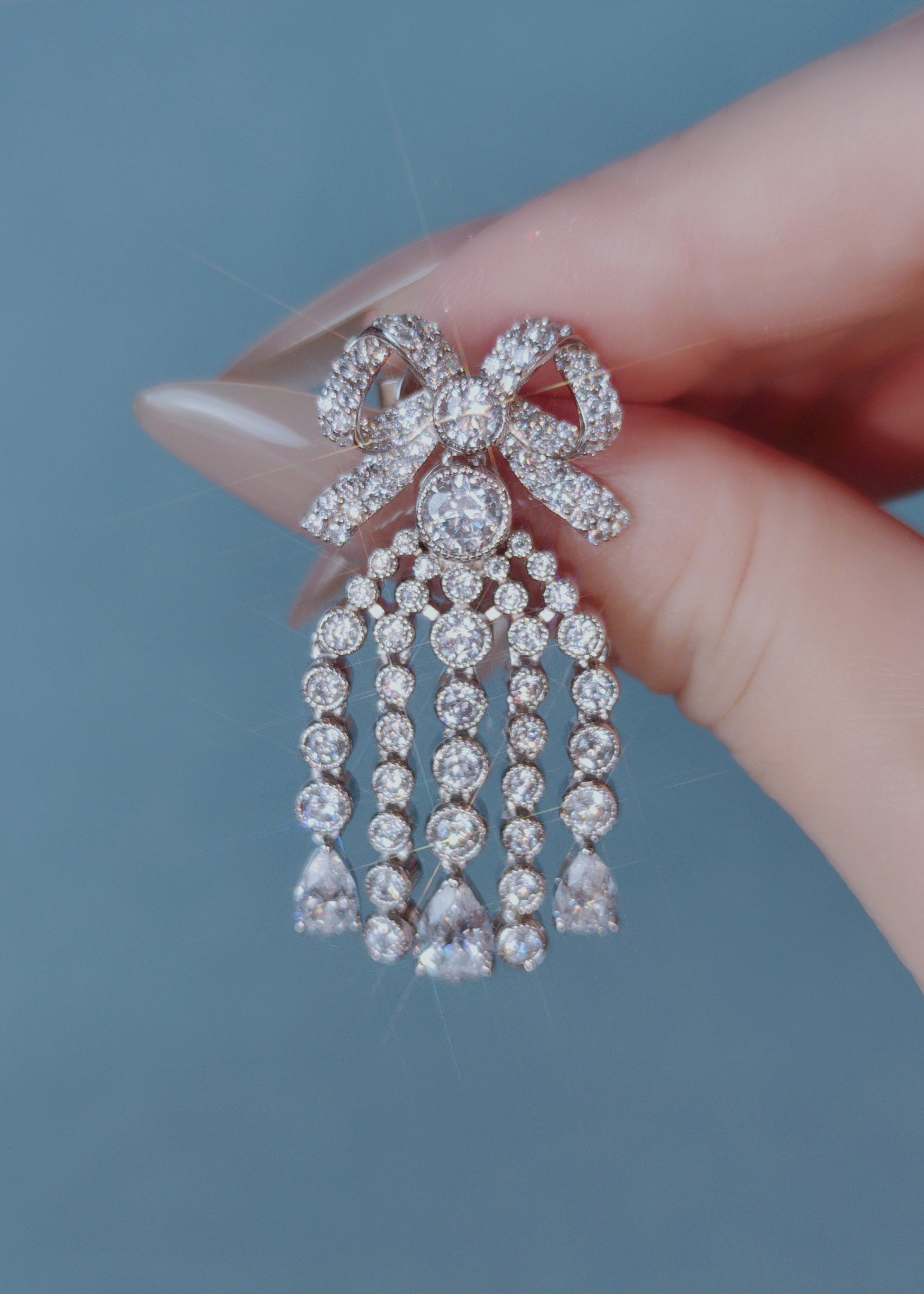 Marquise Bow Earrings